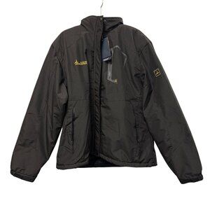 Moerdeng Mens Waterproof Winter Jacket With Fleece Lining 2XL Dark Gray